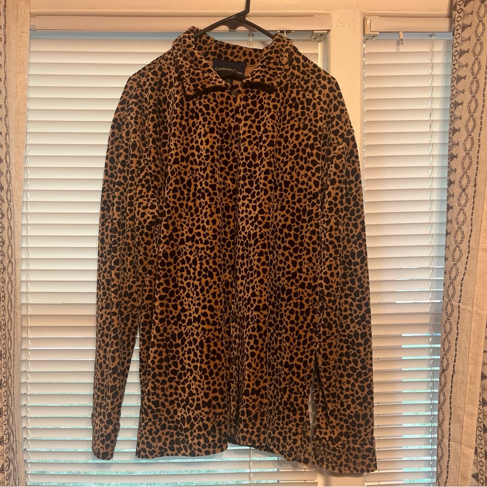 Leopard Print Men's Jacket